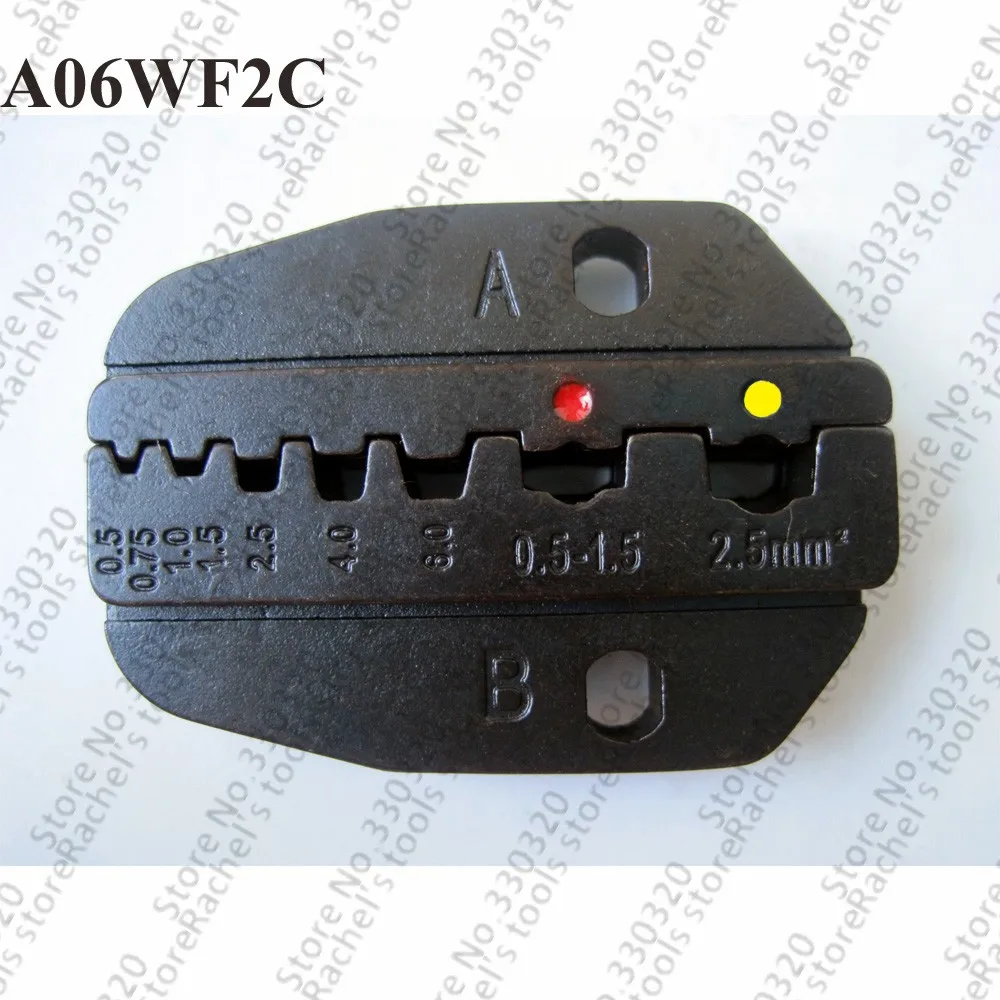 A06WF2C обжимной челюсти для провода конец рукава и изолированные клеммы, обжимной штамп набор