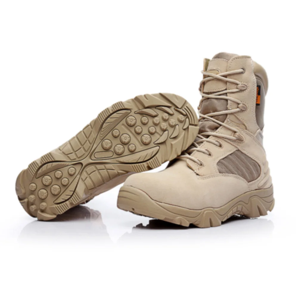 ZK20 Safety Shoes Wome Men Military Boots Special Force Tactical Desert Combat Ankle Boats Army Work Shoes Cowhide Dropshipping