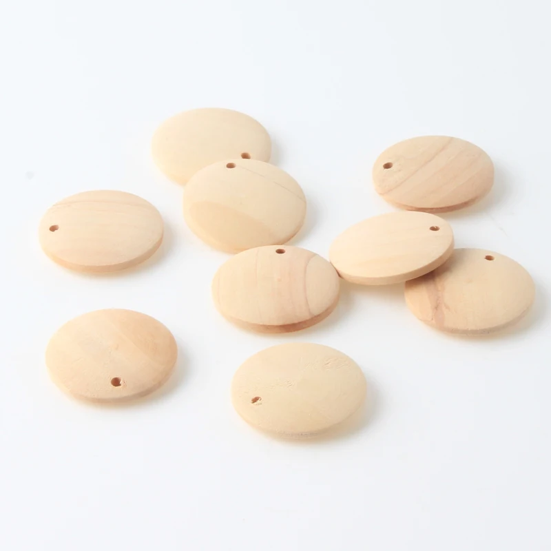 Бусины Из Натурального Дерева Очаровательные Подвески необработанные