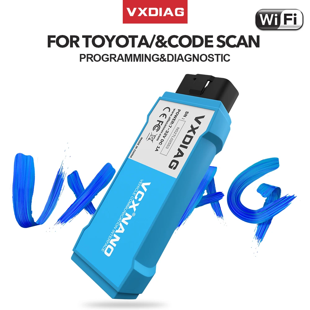 Автомобильный диагностический сканер VXDIAG Mini VCI J2534 инструмент для Toyota it3 TIS V15 Wi Fi VCX