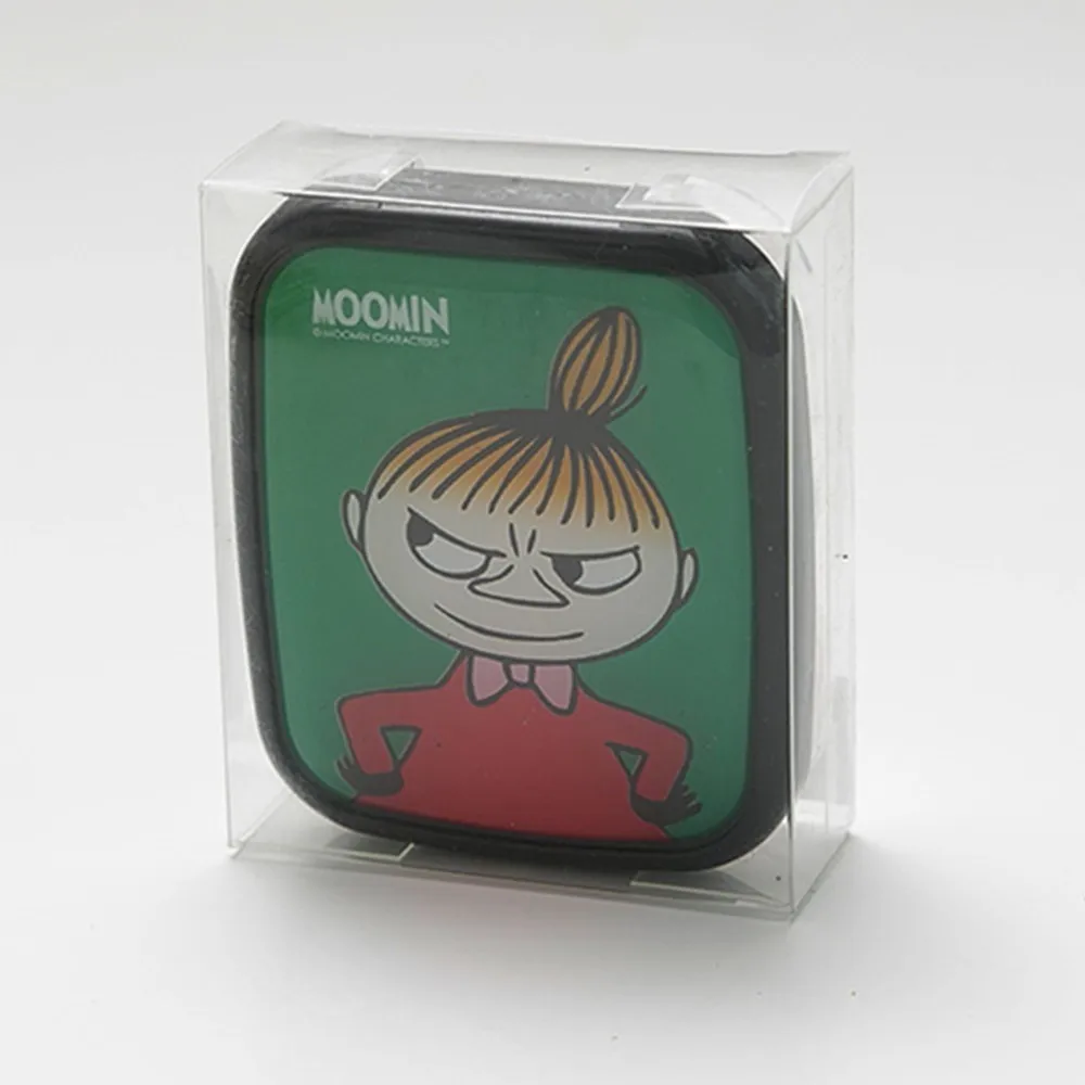 Moomin серия пластиковый чехол для контактных линз с зеркалом портативное компактное зеркало для макияжа
