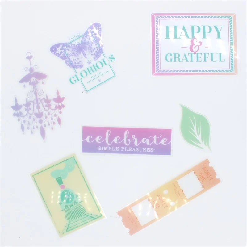 KSCRAFT 27pc Life Is Good Vellum высечки для скрапбукинга Счастливого планнера создания карт