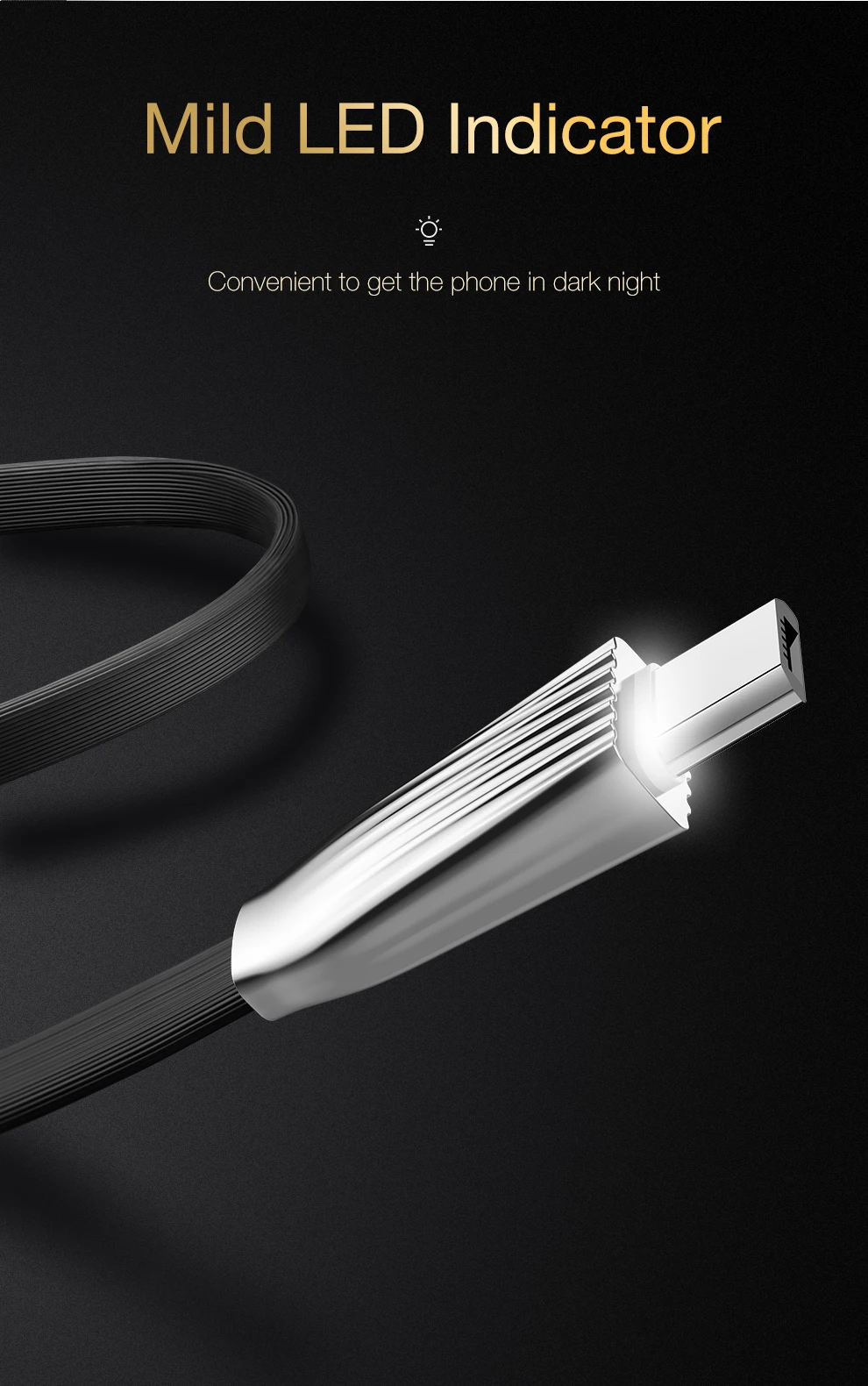 CAFELE светодиодный светильник Micro USB кабель для samsung huawei Xiaomi usb кабель для зарядки прочные кабели для синхронизации данных и телефонов длина 1,2 м