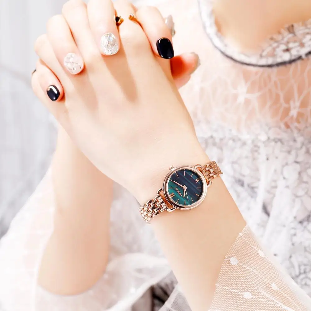 Женские часы женские модные простые Стильные мраморные зеркальные с циферблатом