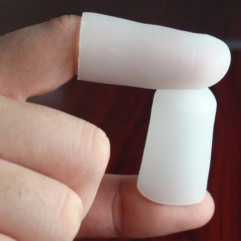6 шт. силиконовые трубки для ног мозолей Remover Gel пузыри корректор для большого пальца стопы защита для пальца Массажер боли носок разделитель для Ноги Уход C223
