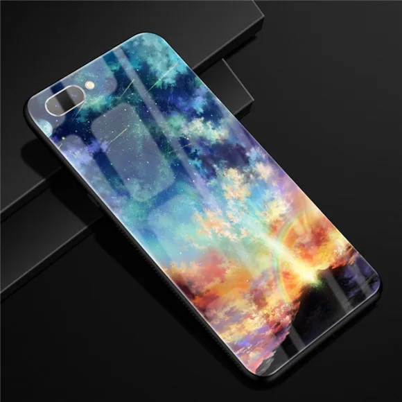 31 Для Oppo A3S чехол OPPOA3S стеклянный жесткий чехол для телефона для Oppo A3S AX5 A 3 S/Oppo A5 чехол AX5S чехол OPPOA5 закаленное крутое 6,2 - Цвет: 31