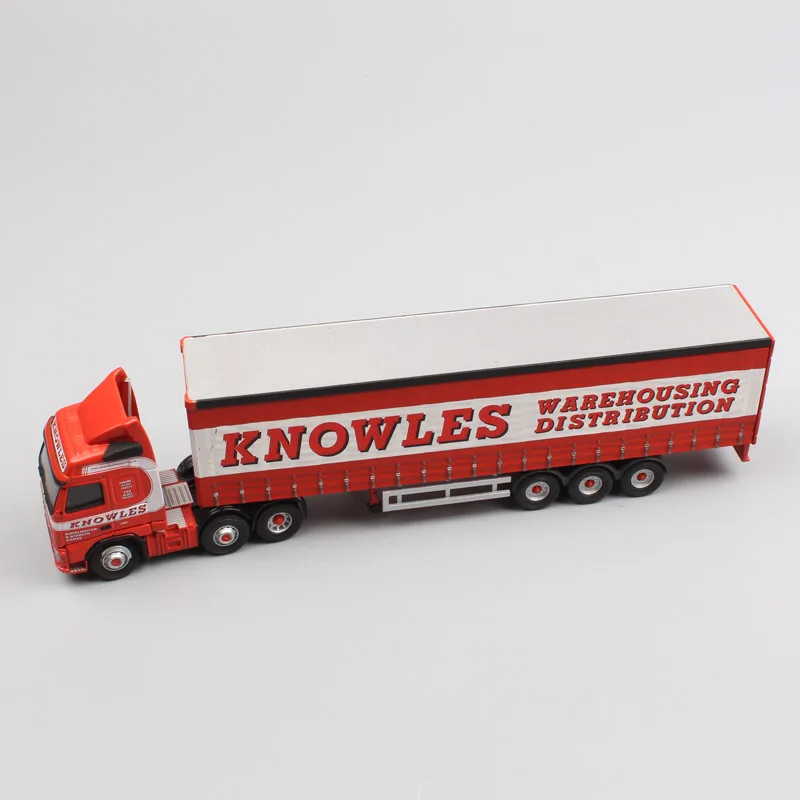 1/76 масштаб бренд корги Volvo FH12 FH контейнер тяжелый грузовик Ноулз склад трейлер коробка металлическая литая под давлением модель автомобиля игрушка миниатюрная