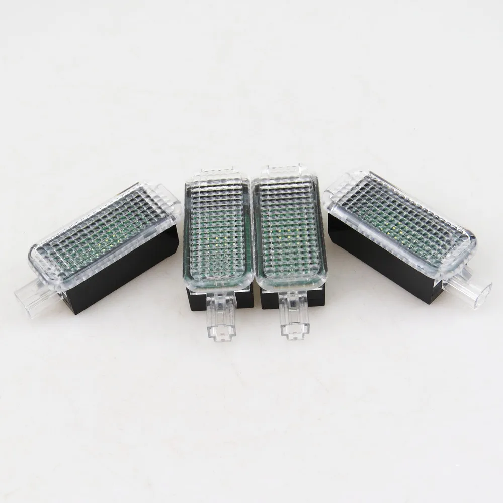 

READXT 4 Pcs Car Interior LED door/Footwell Light For Passat Golf 5 MK5 6 MK6 A3 Q3 Q5 Q7 A4 S4 A5 Seat Leon Toledo3AD947409