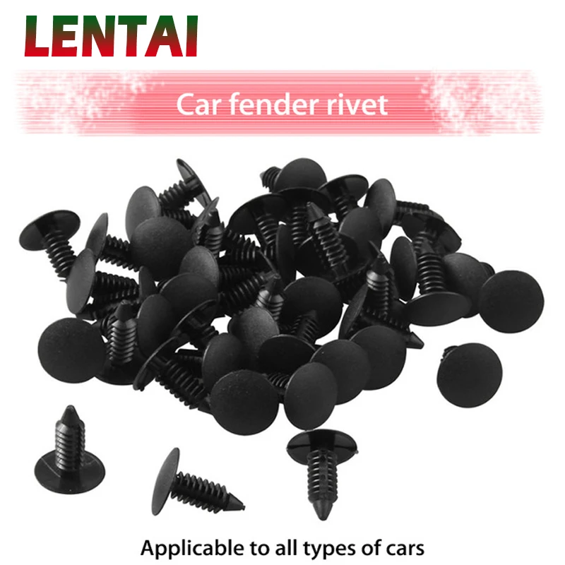 

Лента для Mitsubishi asx lancer Lada granta vesta Seat leon 50 шт. зажимы для бампера автомобиля фиксаторы для двери панели крыла заклепки