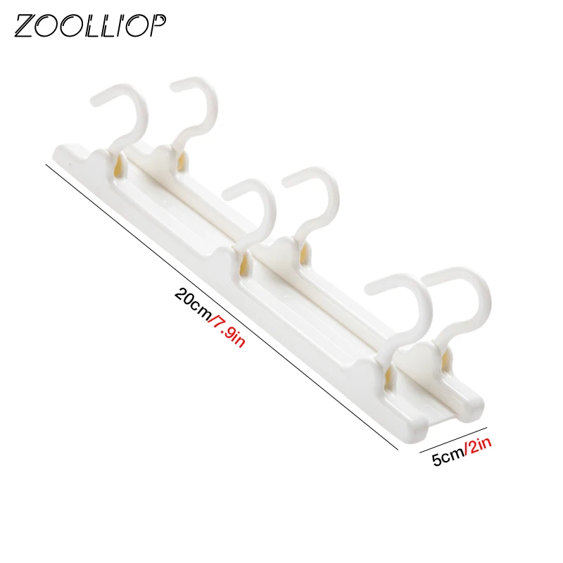 Кухонный шкаф 6 крючков органайзер кладовая нагрудные инструменты вешалка для