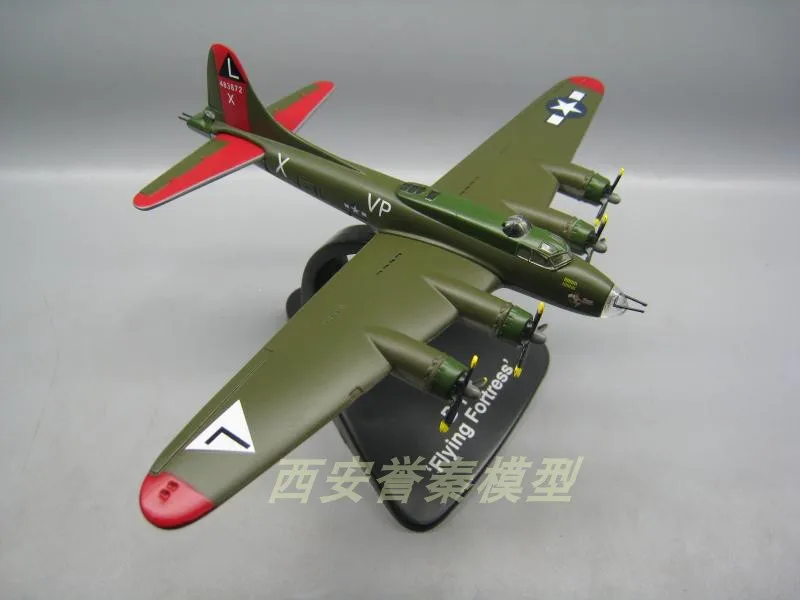 ATLAS 1/144 масштаб USAF B-17 летающая крепость бомбардировщик литой металлический военный самолет модель игрушки для коллекции, подарок, дети