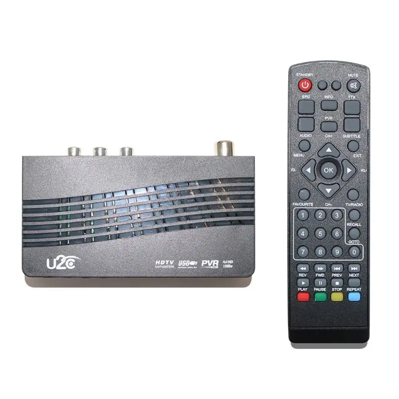 HD 1080 p tv Sintonizador Dvb T2 USB2.0 Dvb-t2 Para адаптер монитор Vga ТВ тюнер рецептор