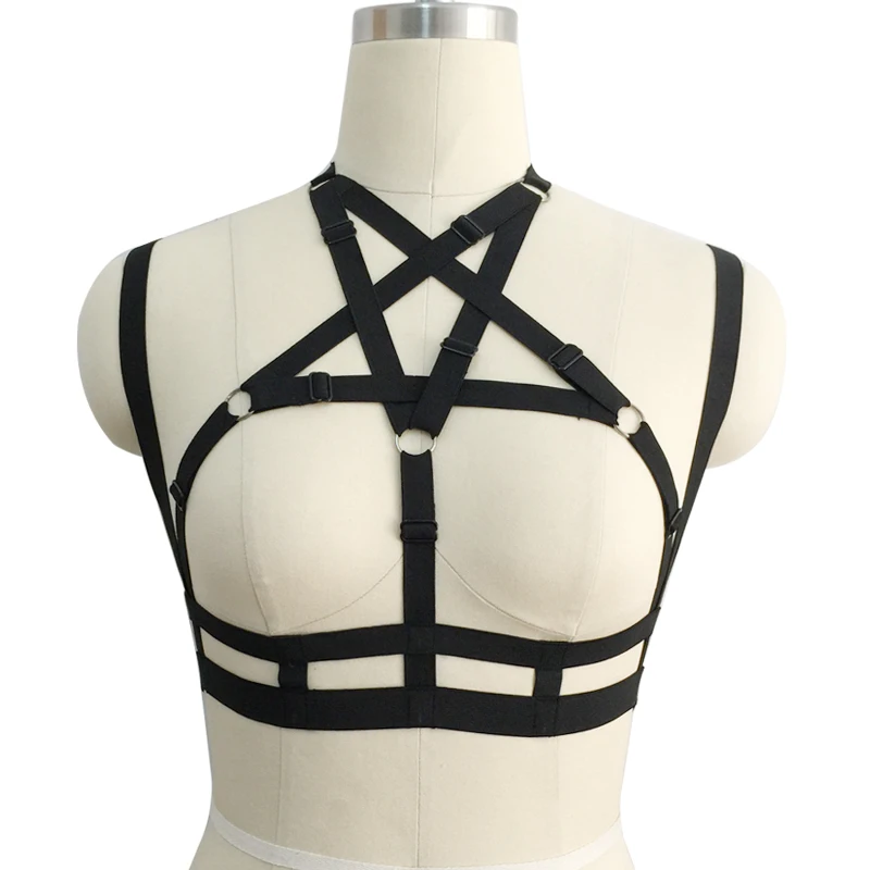 Rave одежда фестиваль Регулируемый клетка для тела жгут эластичных ремешков