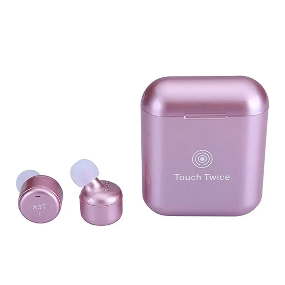 TWS X3T Bluetooth наушники беспроводные стерео Музыкальная гарнитура с 600 мАч зарядная