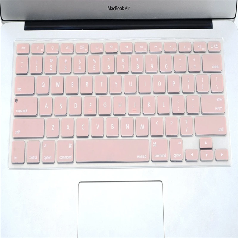 Силиконовая Защитная крышка для клавиатуры MOSISO MacBook Air 13 11 Pro Retina 15