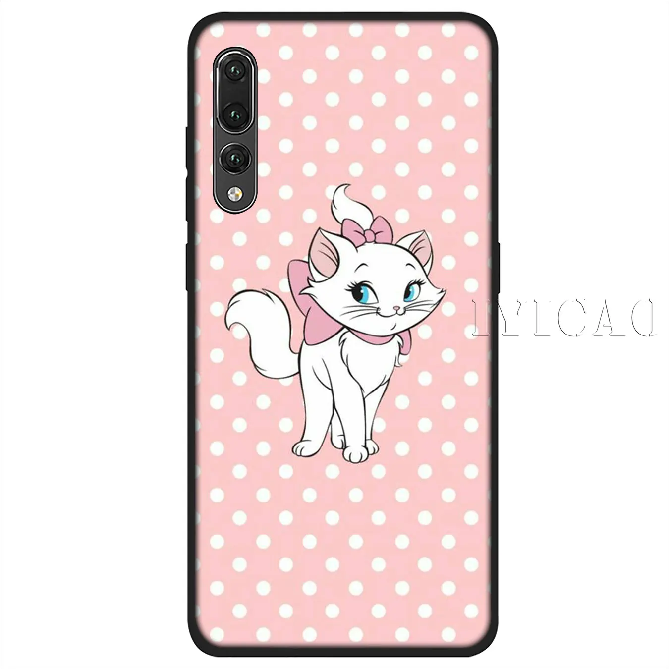 IYICAO Мягкий силиконовый чехол Marie aristocrats cat для Huawei P30 P20 Pro P10 P9 P8 Lite Mini 2017 2016 2015 P smart Z