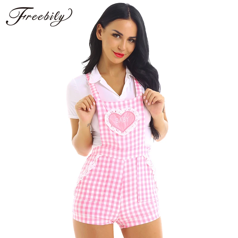 Модная женская Милая школьная одежда Детский комбинезон с нашивками и