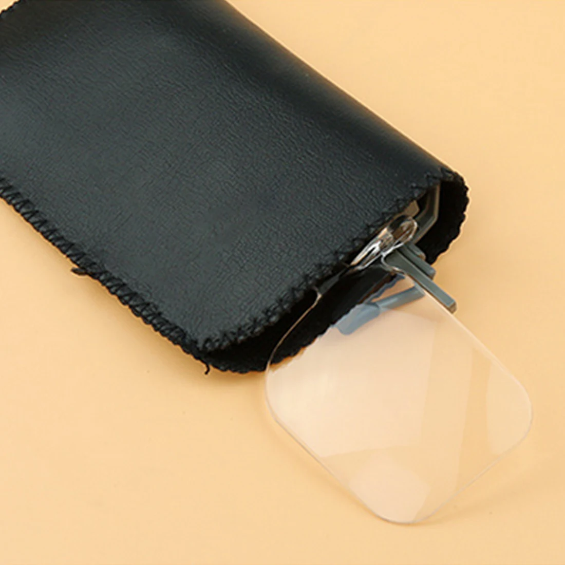 Прозрачные увеличительные очки с зажимом Hands Free Складная лупа HD линзы Точные