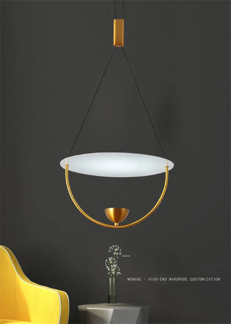 Современный светодиодный металлическая люстра акриловая приспособление для