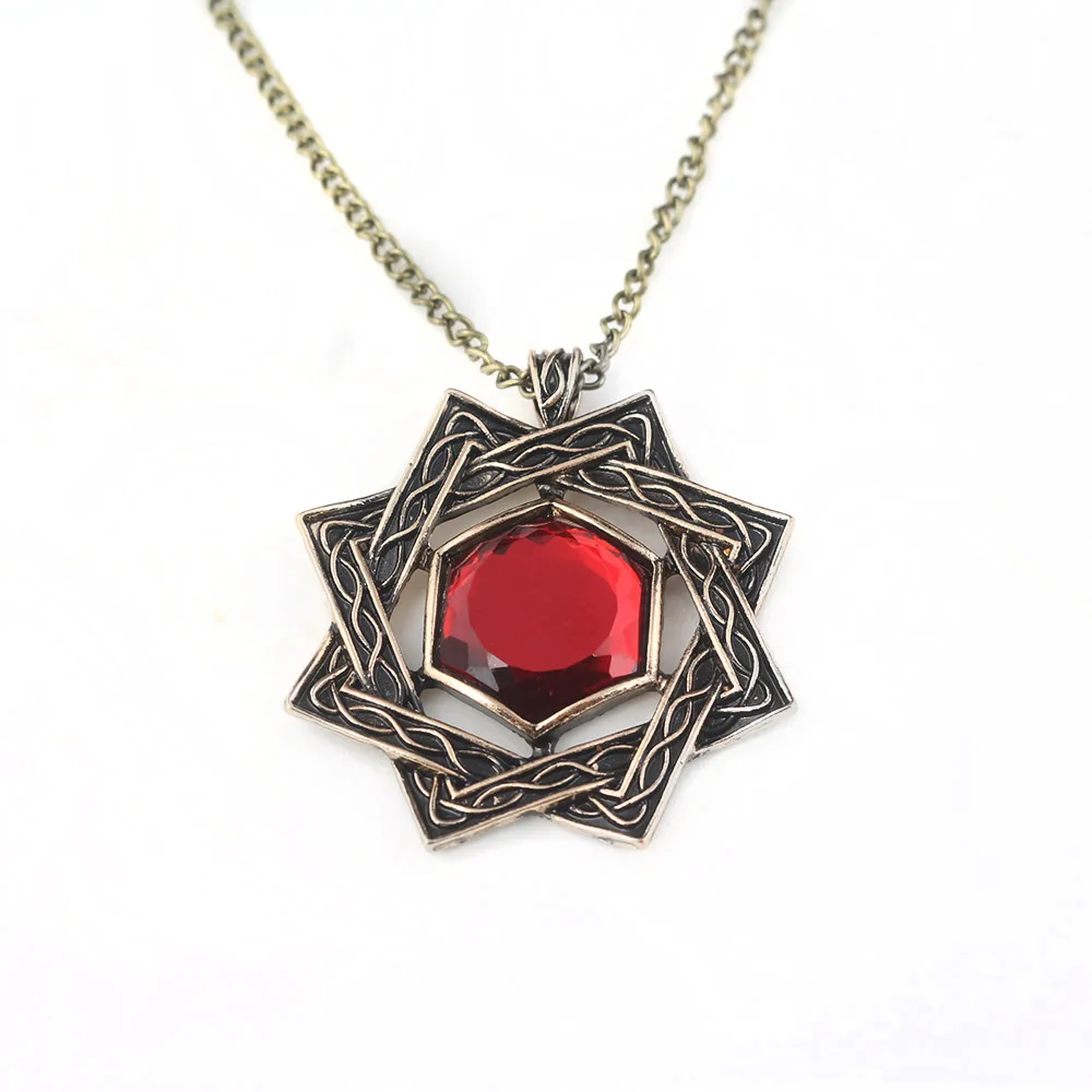 N673 RJ Горячая игра The Elder Scrolls 5 Skryim Amulet of Mara Arkay Ожерелья Подвески динозавр треугольник автомобиль брелок косплей ювелирные изделия - Окраска металла: N673