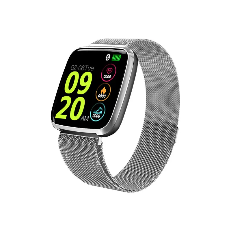 S7 silver steel Смарт-часы с Bluetooth, мужские часы для измерения артериального давления, женские Смарт-часы, водонепроницаемые спортивные часы с трекером, WhatsApp для Android Ios - Цвет: S7 silver steel