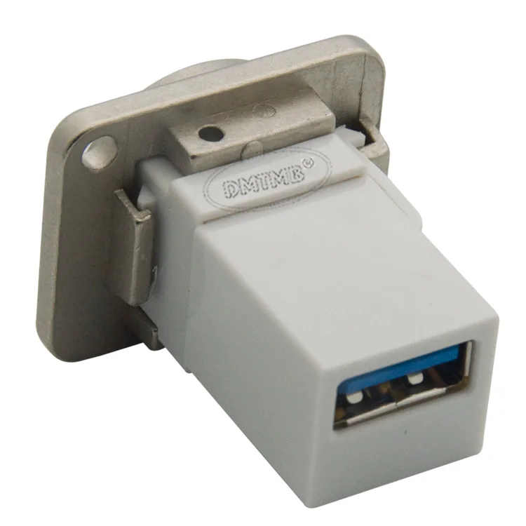 D Тип мета стиль USB мама к гнезду разъем Монтажный держатель кронштейн адаптер