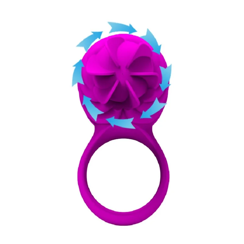 Силиконовый вибратор Pretty love 3 function fan вращающийся Вращающийся для пениса массажер