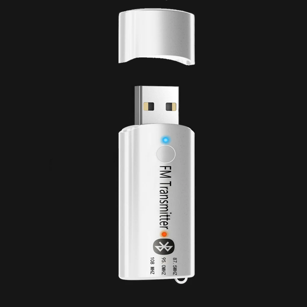 JINSERTA мини USB автомобильный mp3 музыкальный плеер Bluetooth 5,0 приемник fm-передатчик 3,5 мм разъем Aux модулятор комплект Hands free