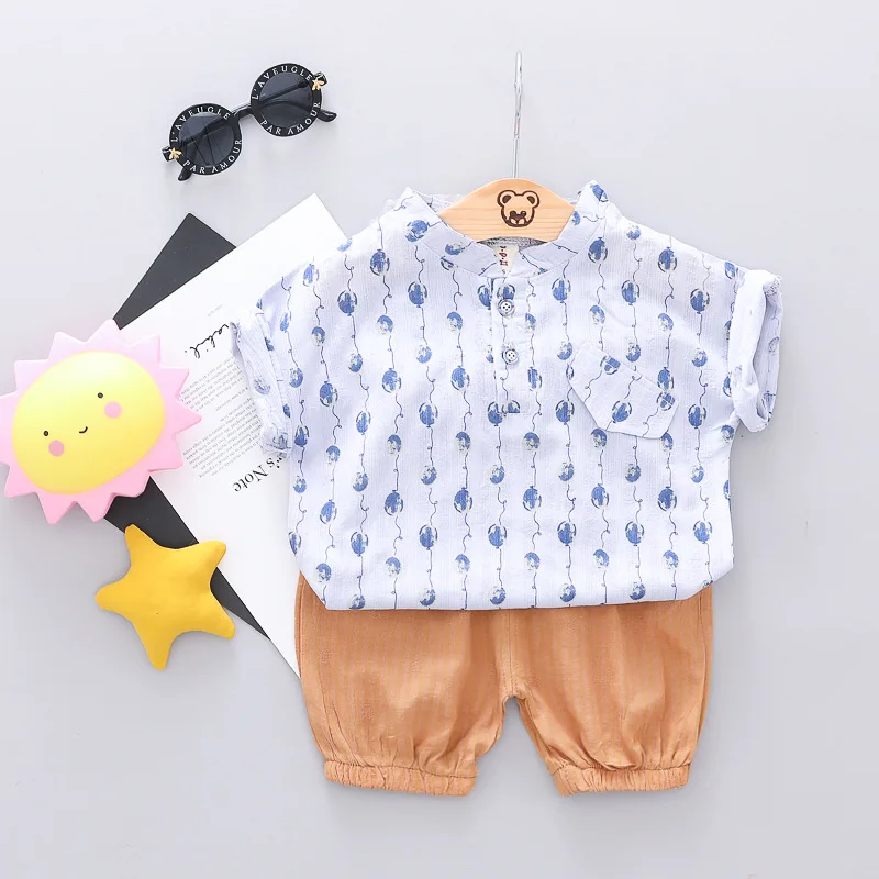 Комплекты одежды для малышей Детская летняя одежда футболка с рисунком девочек и