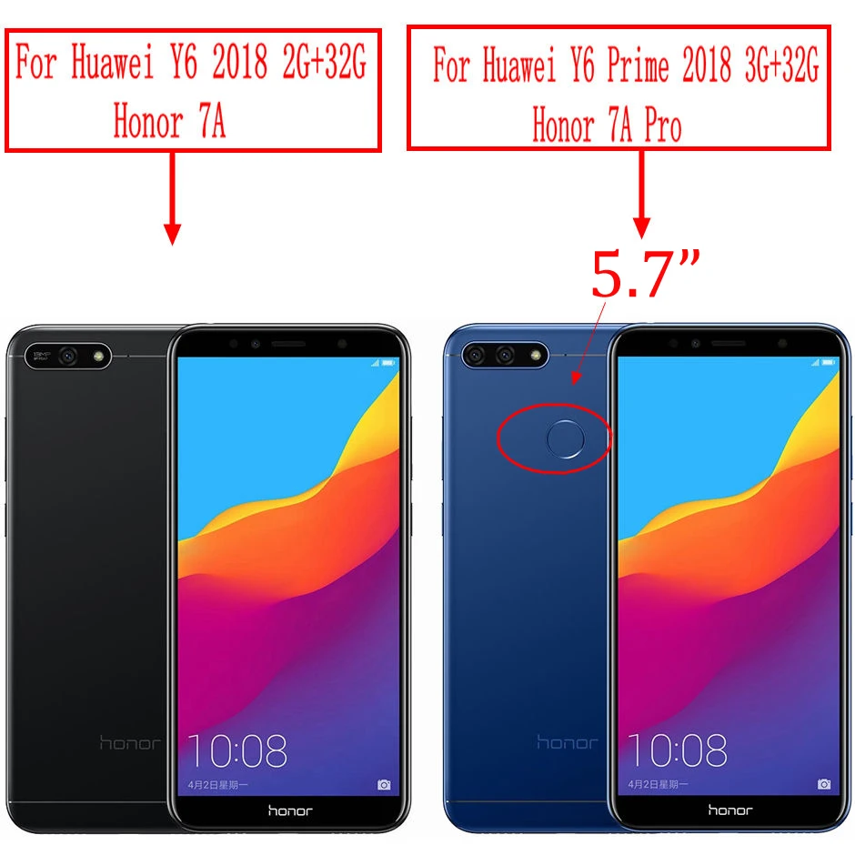 Для Huawei Y6 Prime 2018 чехол силиконовый для Honor 7A Pro Чехол 5 7 &quotМягкий ТПУ задняя крышка