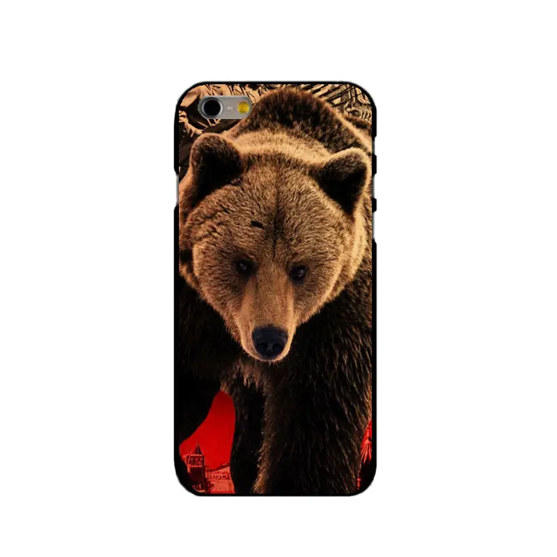 4 Русский черный медведь/Сталина, джозеф телефон Жесткий пластиковый Чехол Крышка для iPhone 4 4S 5S 5 SE 6 6 s 8 6/7 /8 Plus x - Цвет: 4