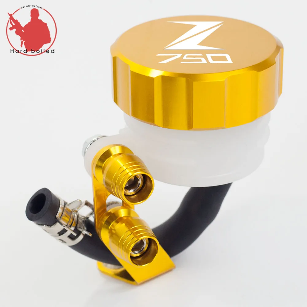 GOLD Горячая для KAWASAKI Z750 Z750R Z750S Z 750 аксессуары для мотоциклов Задняя Тормозная жидкость Крышка Резервуара масляный стакан - Цвет: GOLD