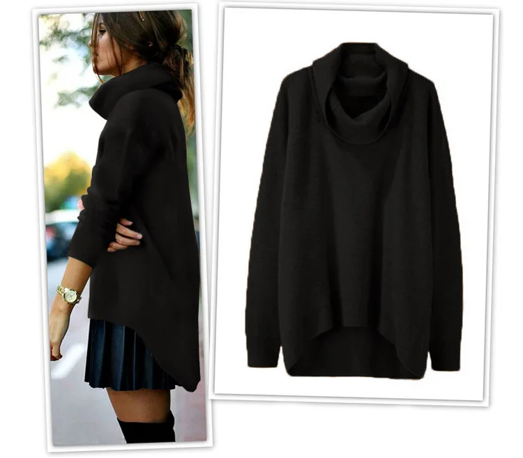 2017 Весна Новый Бренд Случайные Твердые Женщин Свитер С Длинным Рукавом Водолазка