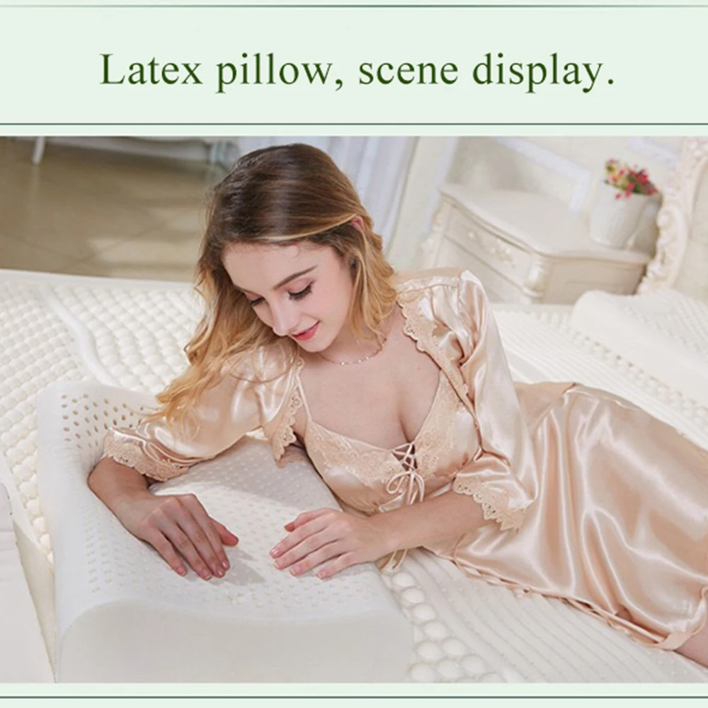 Подушка для взрослых из натурального латекса забота о здоровье шеи и