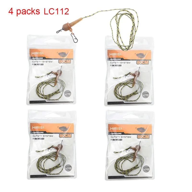 4pcs LC112 4 x свинцовые зажимы для ловли карпа, безопасные свинцовые зажимы, плетеная леска, Клеммная снасть, быстрые ссылки, рыболовные снасти, Leadcore - Цвет: 4pcs LC112
