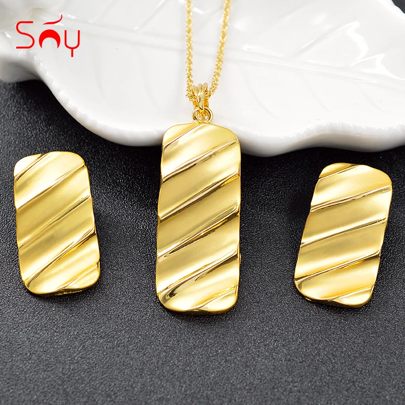 Ювелирные изделия Sunny Jewelry модные ювелирные Большая квадратная бижутерия для