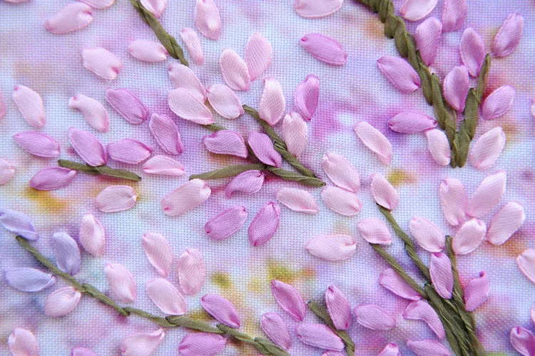 Новинка Набор для вышивки 3d крестом комплект незаконченная вышивка лентой