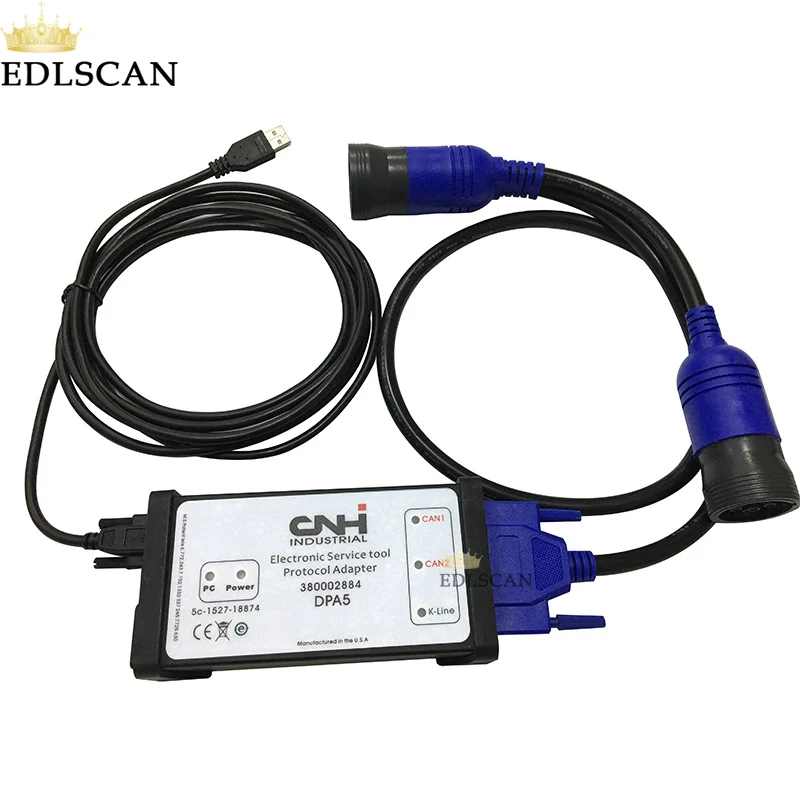 EDLSCAN CNH EST диагностический комплект и EDL V2 для New голландский чехол John Deer сельскохозяйственное строительное оборудование для диагностики
