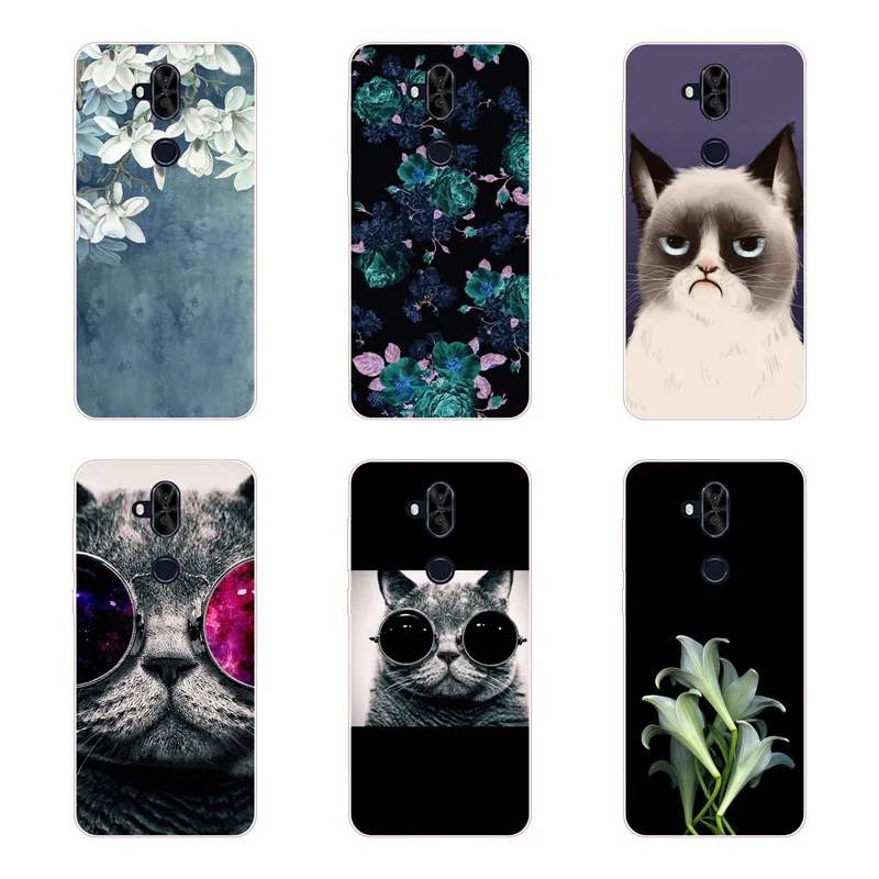 for Asus Zenfone 5 Lite ZC600KL Case Silicon Popular flowers Painting Soft TPU Back Cover Protect Phone cases |