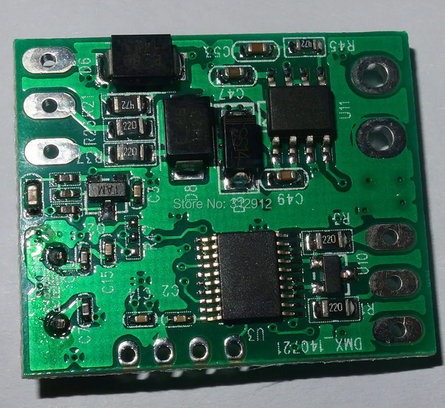 DMX512 к WS2811 конвертер DC5 24V вход dmx512 входного сигнала выходной сигнал SPI может