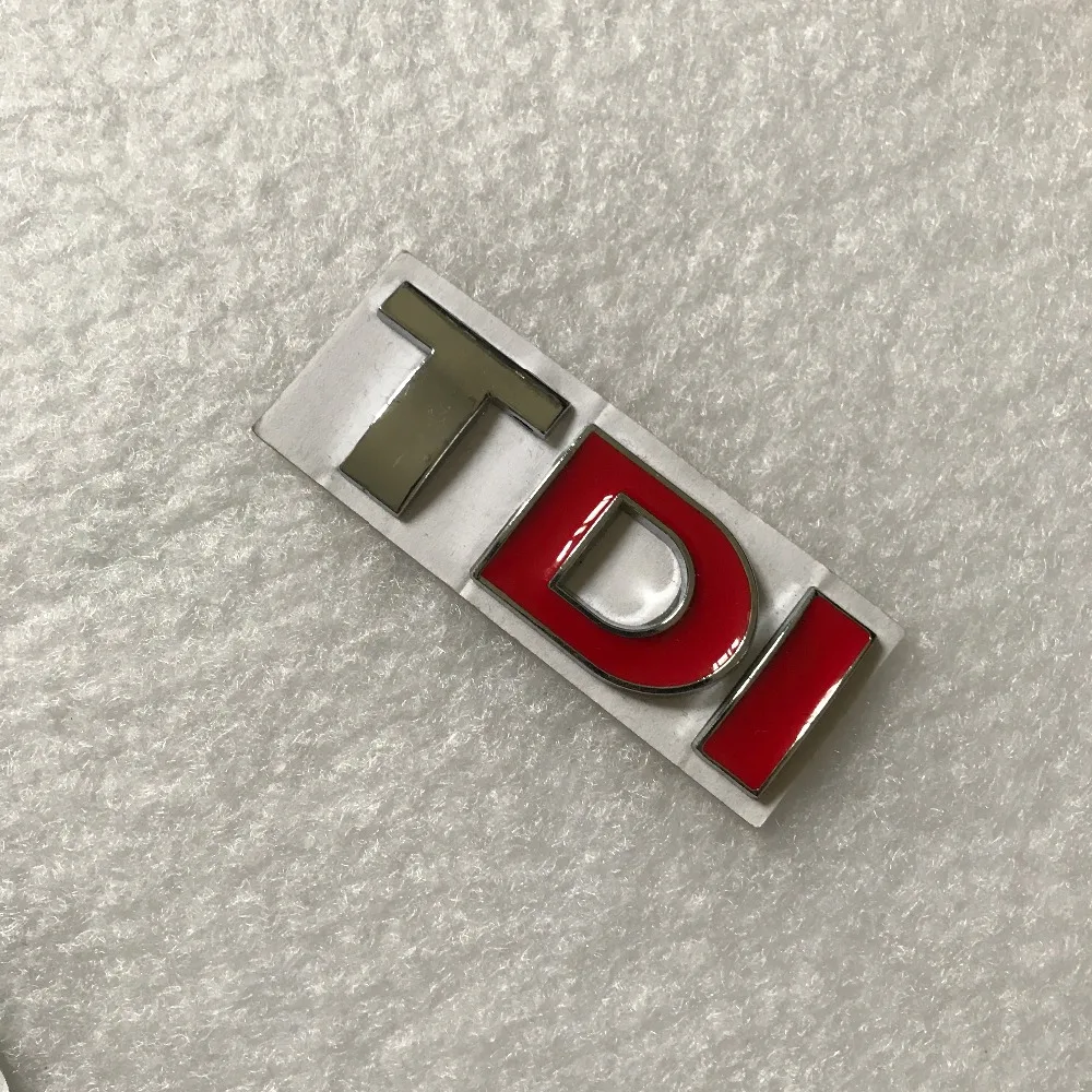 20X новый металлический знак TDI наклейка с эмблемой логотип для Polo Golf Jetta Passat b5 b6 GTI