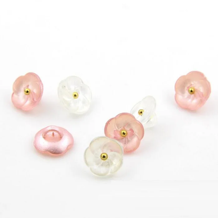 Изящные цветочные пластиковые пуговицы 11 5 мм хвостовик для рубашки блузки