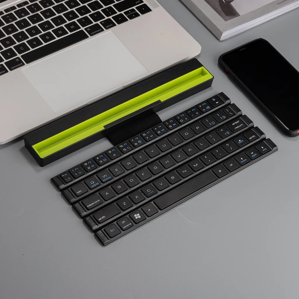 Bluetooth клавиатура R4 Складная с 64 клавишами для IOS/Android/Windows/ipad/планшетов|Клавиатуры|