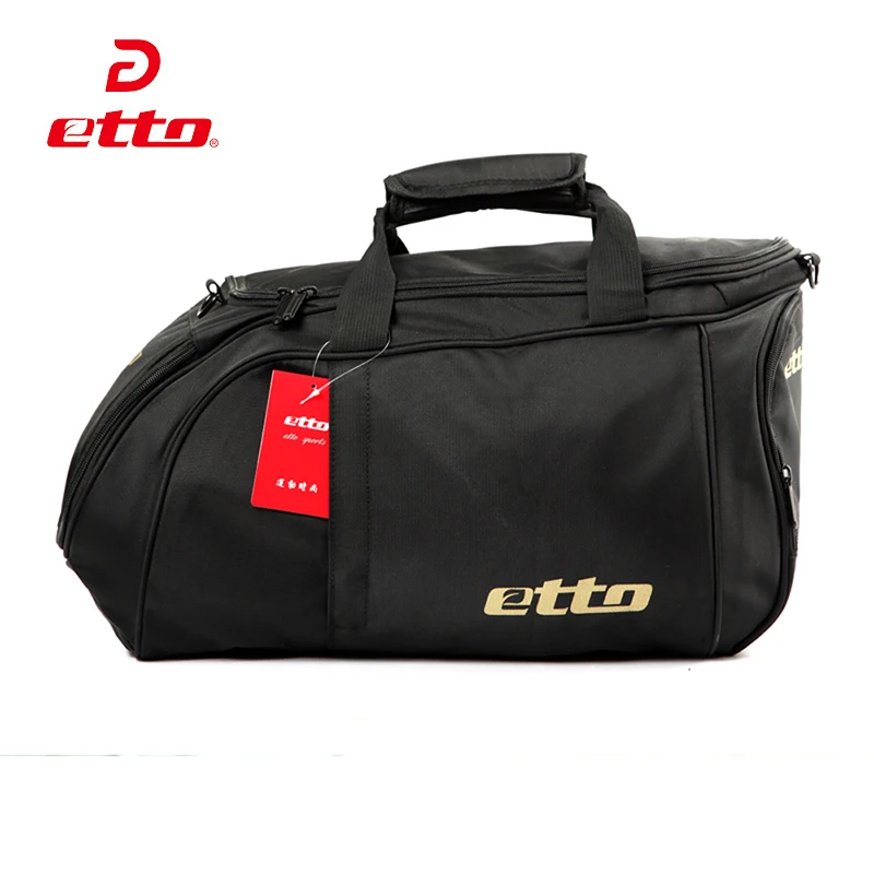 Etto 2018 Men Sports Bags Waterproof Nylon Large Gym Bag Outdoor Fitness Bag Women Independent Shoes Storage Training Bag HAB001