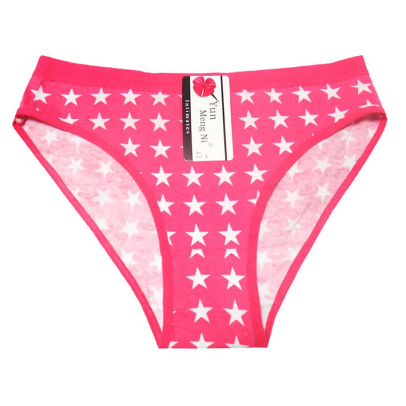 6 шт. большие размеры женские хлопковые Однотонные трусы модное нижнее белье с