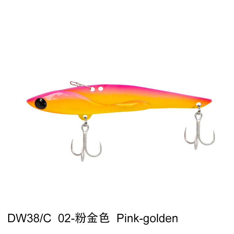 DW38-C-02 TSURINOYA для рыбалки приманки DW38-C 105 мм 35 г блесна металлическая приманка на дальние расстояния дайвинг бас приманка искусственная приманка с тройным крючком - Цвет: DW38-C-02