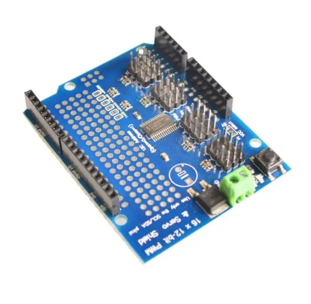 10 шт. Бесплатная доставка 16 экран канала модуль 12-битный ШИМ/сервопривод щит