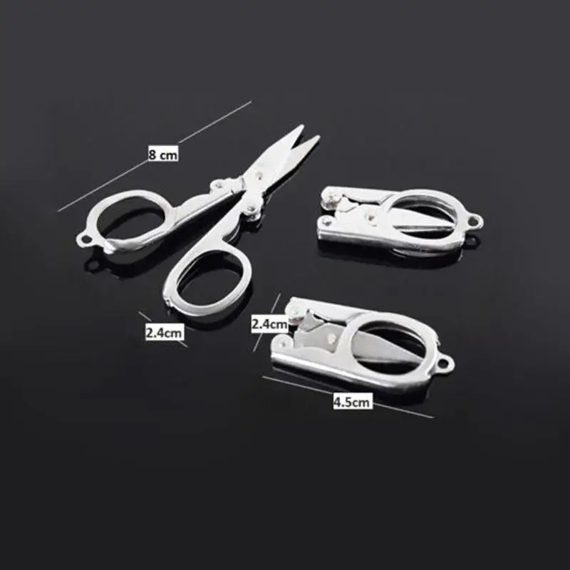 1 шт. складной мини ножницы из нержавеющей стали|Рыболовные снасти| |