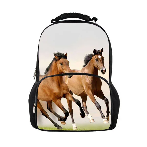 W3054A 3D Crazy Horse с принтом кошек мужские рюкзаки большой рюкзак детский школьный рюкзак женский рюкзак для путешествий FORUDESIGNS - Цвет: W3054A