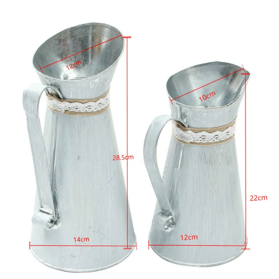 2 размера страны Стиль деревенский Настольный напольная ваза Винтаж в стиле